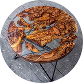 Wooden Resin Table