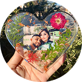 Heart Shape Resin Frame