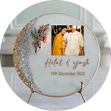 Wooden Stand Resin Frame