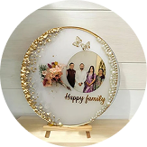 Bed Side Resin Light Frame