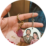 Custom Photo Keychain Resin