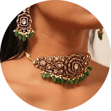 Attrangi Rosy Polki Choker