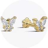 Silver Women Radiant Earrings