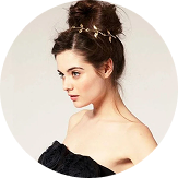 Metal Leaves Head Band