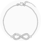Infinity Heart Chain Bracelet
