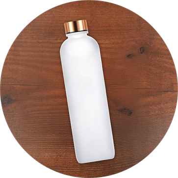 Frosted Glass Bottles