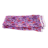 Organza Fabric- Purple Printed